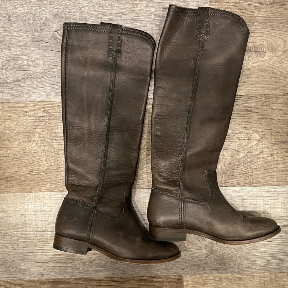 Frye Cara boots smoke size 6